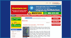Desktop Screenshot of kiosislami.com